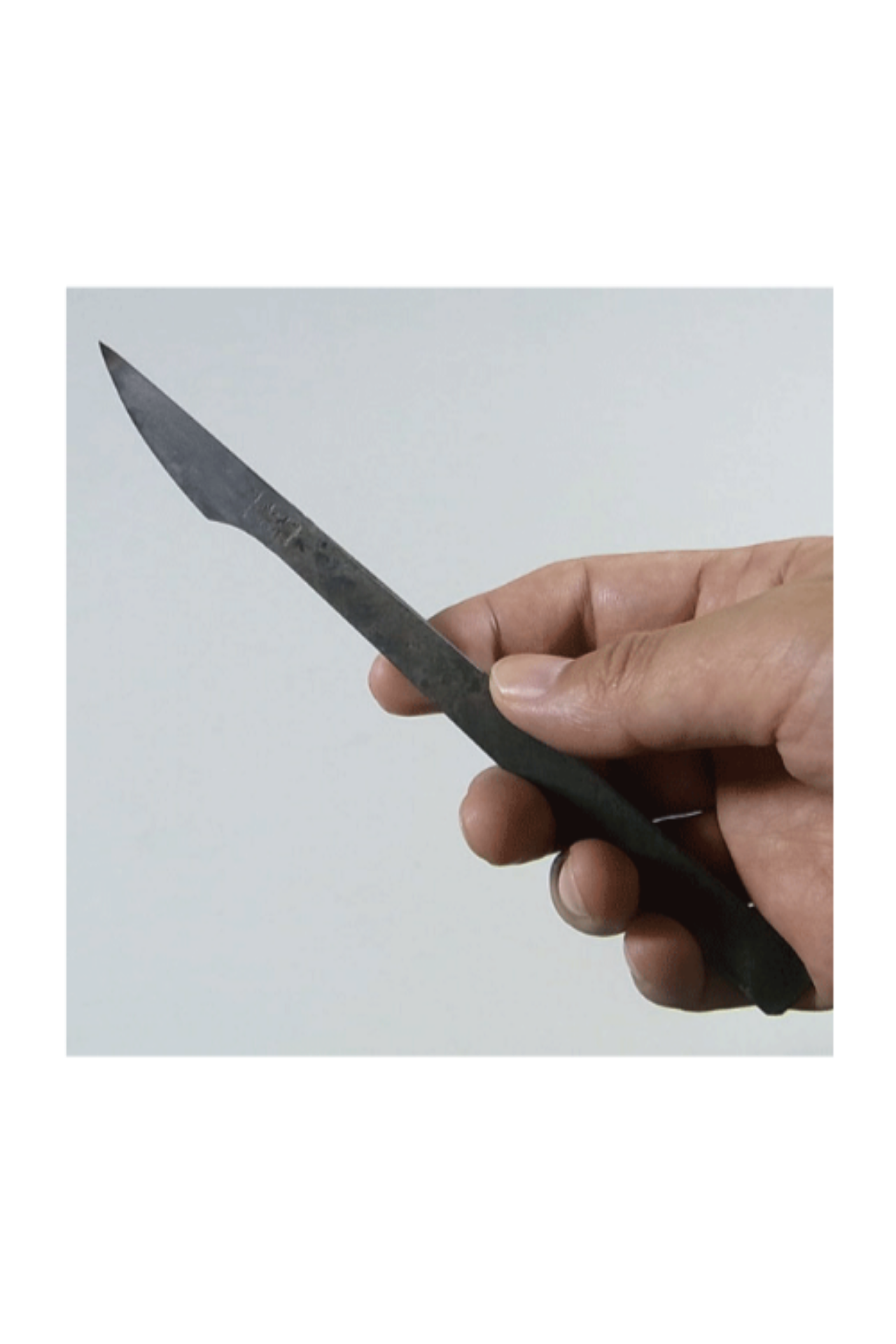 Immagine di Coltello Shari ricurvo per mancini 17,3 cm giapponese